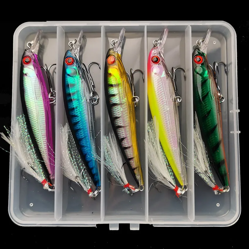 Fishing Hook - 5 adet/kutu lazer 3D gözler biyonik