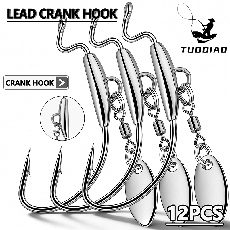 [TUODIAO] Krank Kancalı Jig Ba - Fishing Hook Weedless incelemesi ve fiyatı