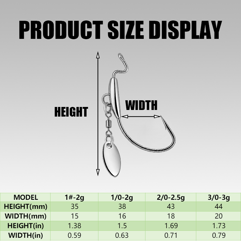 [TUODIAO] Krank Kancalı Jig Ba - Fishing Hook Weedless incelemesi ve fiyatı
