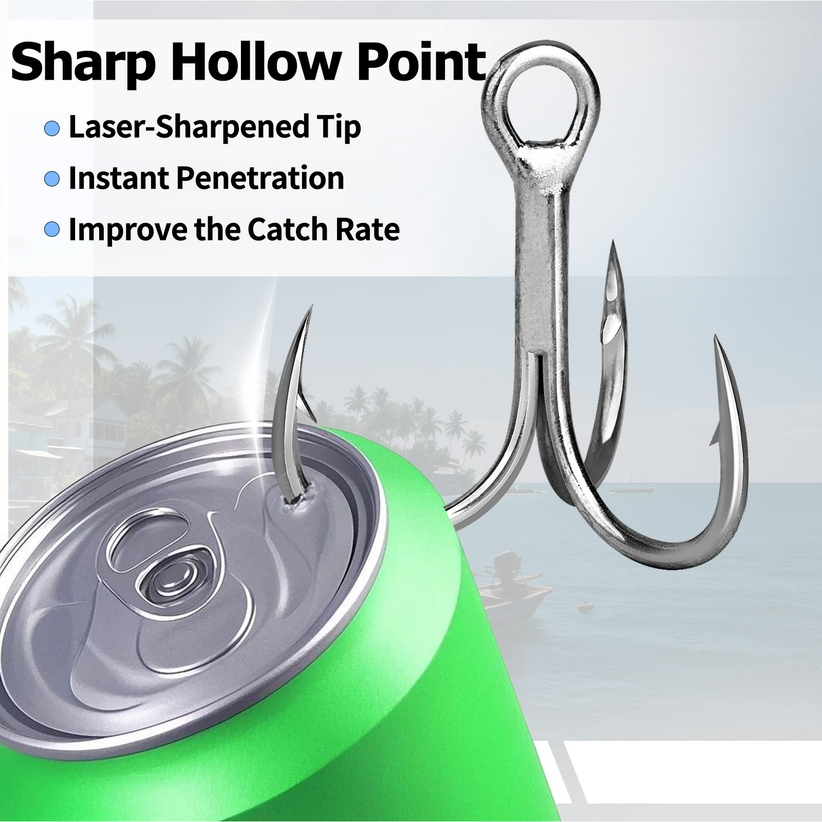 9KM Tuzlu Su Üçlü İğneler 3X G - Fishing Hook Offset incelemesi ve fiyatı