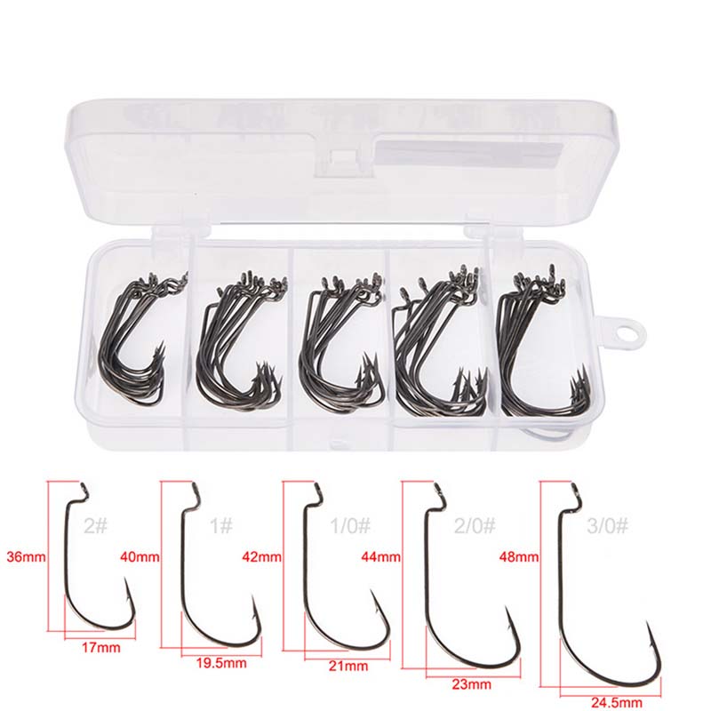 50 Adet/Kutu Yüksek Karbon Çel - Fishing Hook Offset incelemesi ve fiyatı